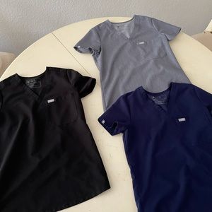 3 xxs catarina figs scrub tops